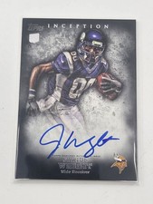2012 Topps Inception JARIUS WRIGHT Rookie Autograph Card #122 Vikings Arkansas. rookie card picture
