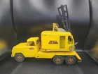 1960s TONKA STATE HI-WAY DEPT. MOBILE CLAM TRUCK Yellow. MG