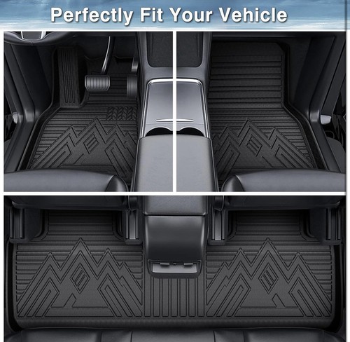 Mixsuper Floor Mats Bed Mat for Tesla Cybertruck 2024 2025,All Weather Floor Mat - Picture 3 of 6