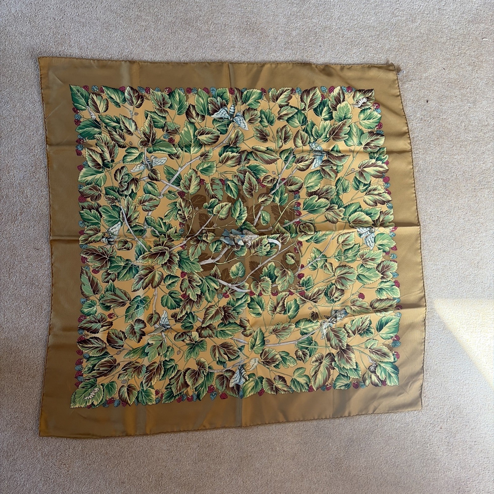 Hermes Silk Scarf Square