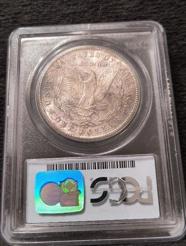 1878-S  PCGS MS64 MORGAN Silver Dollar Reverse Toning Beautiful Coin