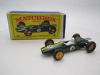 VINTAGE BOXED LESNEY MATCHBOX SERIES # 19 LOTUS RACING CAR GREEN #3 NO RESERVE