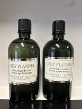 2 Bottles Grey Flannel by Geoffrey Beene Aftershave 4 oz.