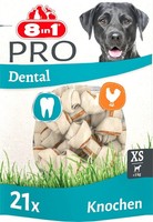 8In1 Pro Dental Knochen Xs Zahnpflege Kauknochen Mini Hunde 21 StüCk