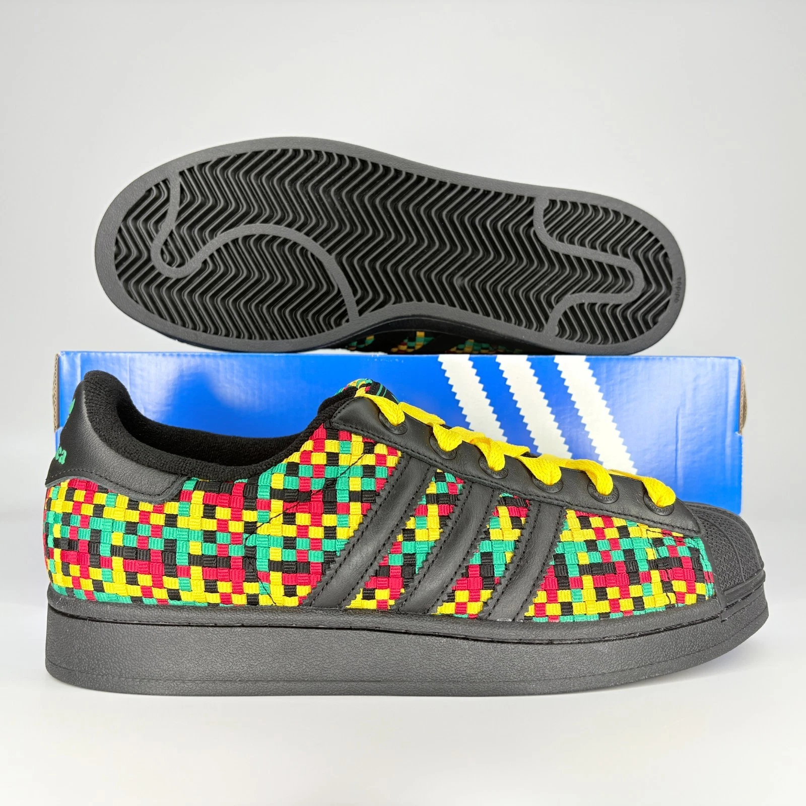 Bob Marley x adidas Superstar II Jamaica Sneakers Men's 9.5 IH9785