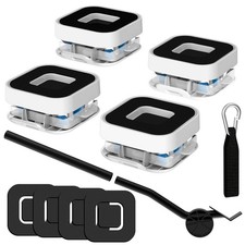 New Upgraded Furniture Sliders for Hard Floors & Carpets, 2-in-1 Furniture Mo...