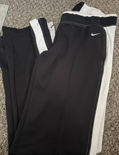 Vintage Y2K Nike Track Sweatpants Womens Size Medium Black Stretch