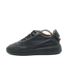 Geox Damen D94APA Schuhe Schwarz Leder Low-Top Respira Sneaker EU 38