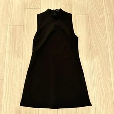alice + olivia Sleeveless Mini Dress S Black