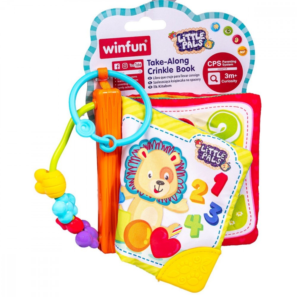 4895038501768 Книжка-прорезыватель для зубов Little pals Smily Play