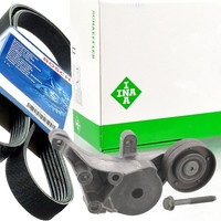 Bosch 6PK906 Keilrippenriemen + Rolle FüR Seat Inca Leon 1.9 SDI VW Audi Skoda