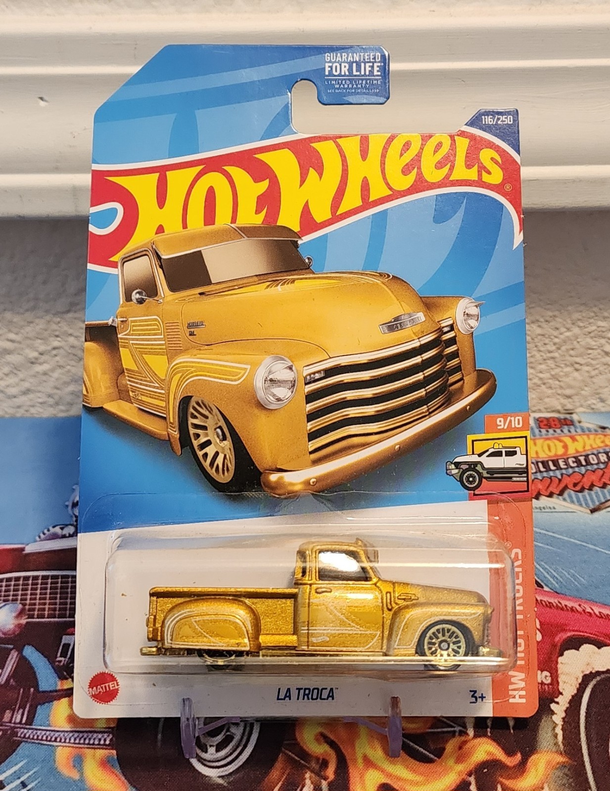 🔥 2022 Hot Wheels LA Troca Gold #116 116/250 HW Hot Trucks 9/10🔥 