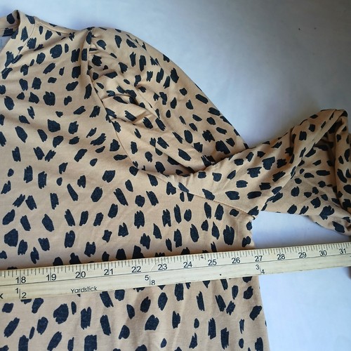 Crown Ivy Dress 4x Leopard Print Animal Soft Stretchy Comfort Beach Ruffle - Picture 7 of 13