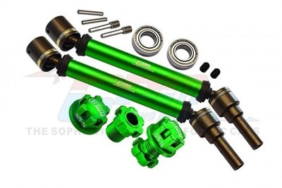 GPM Stahl CVD gehärtet mit Aluwelle Set v/h grün (2) / GPMTXMS143F/RSNG