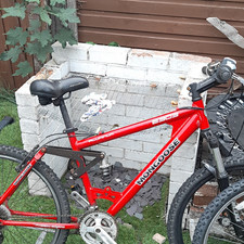 Mongoose C303 26in Aluminium Full Suspension Mountain Bike Red/Black V-Brake
