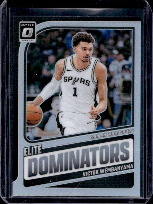 2024-25 Panini Donruss Optic Victor Wembanyama Elite Dominators Holo #8 Spurs