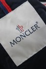Moncler Boys Button Front Striped Trim Down Quilted Jacket Navy White Red 12-18M — photo 3
