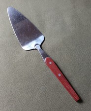 MCM Scandinavian Teak Handle Stainless Steel Cake Slice