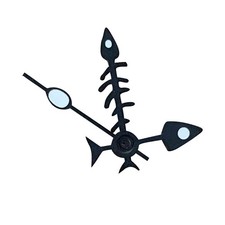 Creative Green Luminous Fish Bone Watch Hands for NH35/NH36/4R/7S Movement