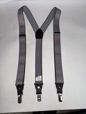 Men s Elastic Suspenders With The Metal And Clips. Pre-owned In Excellent Cond
