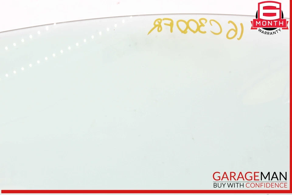 15-21 Mercedes W205 C300 C350e C400 Front Right Side Door Window Glass OEM - Image 3 of 4