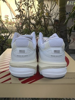 New Balance 990v6 Made in USA White Sail Men's Athletic Sneakers