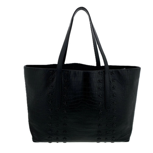 JIMMY CHOO Jimmy Choo Studs Pimlico Tote Bag leather Black Women's