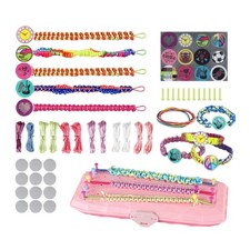 Gift DIY Handmade Friendship Bracelet Kits for Children Includes Extra Strings