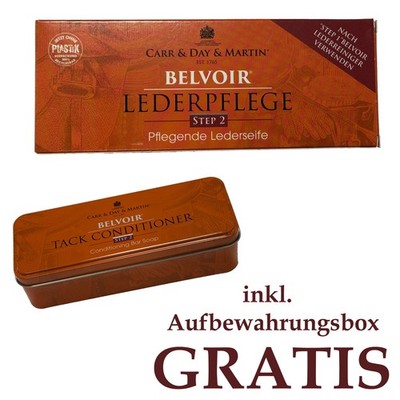 Pflegeseife Sattelseife Carr&Day&Martin Step 2 inkl. Aufbewahrungsbox GRATIS