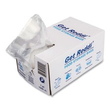 Inteplast Group 040208 Food Bags, 16 oz, 4" x 2" x 8", Clear, 1,000/Carton