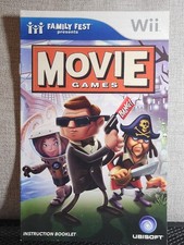 Family Fun Fest Movie Games Instruction Booklet - Manual Only - Nintendo Wii