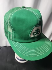 Vintage 80’s K-Products PIONEER SEED Green On Green Snapback Trucker Hat