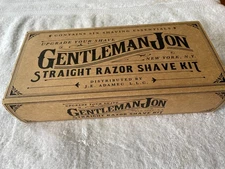 Gentleman Jon Straight Razor Shave Kit 6 Pieces New