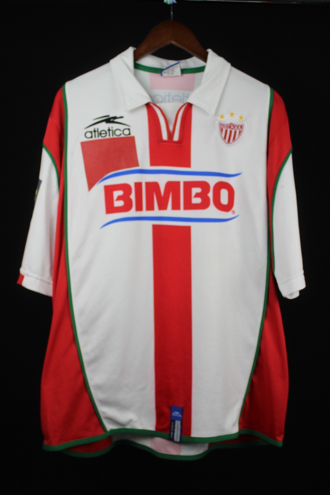 Rayos de Necaxa Athentic Atletica Jersey Size XL 2004-05 #17 FABIANO Match worn