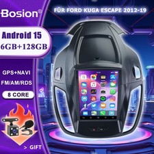 Autoradio Für Ford Kuga Escape 2012-2019 Android 15 CarPlay GPS Navi AHD 6+128GB