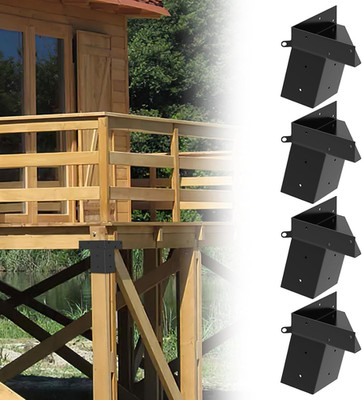 Deer Stand Brackets 4''X 4'',Heavy-Duty Outdoor Elevator Stand,Deer Blind Brackets