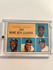 1961 Topps 1960 NL HR LDRS Aaron Banks Matthews Boyer ExMT+ B58