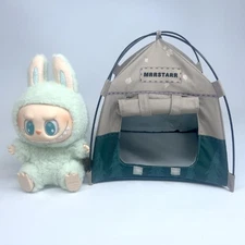 (No Dolls) Pet Tent For POP MART LABUBU Retro OB11 Dollhouse Accessories Camping