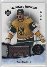 2022 Upper Deck Ultimate Collection Rookies Jersey 232/799 Zack Hayes #145 03xg