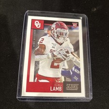 2020 Score #416 CeeDee Lamb RC Rookie Oklahoma Cowboys