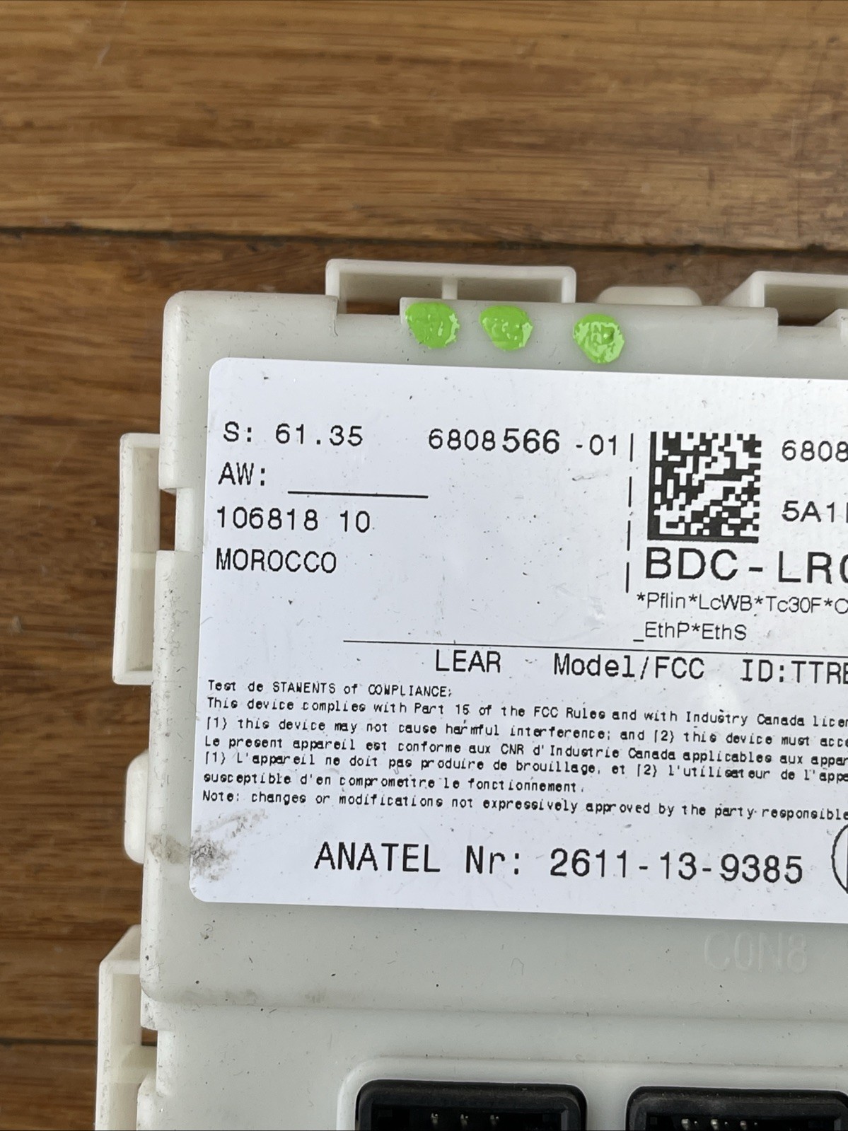 2014-2018 BMW i8 I12 1.5L AWD Body Control Module Computer BCM Unit OEM