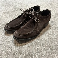 Clarks Men Delsin Leather Oxford Casual Suede Shoes Loafers Deep Brown Size 9