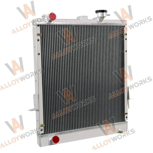 2 Row Aluminum Radiator For 1994-05 Chevy GMC Isuzu Truck Van W NPR NQR NRR US - Foto 10 di 10