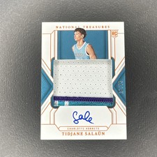 Tidjane Salaun 2024-25 Panini National Treasures Bronze RPA #137 #10/75