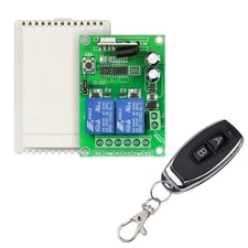 433MHz Universal Remote Control   Relay 2CH Module  Receiver Transmitter DC7270