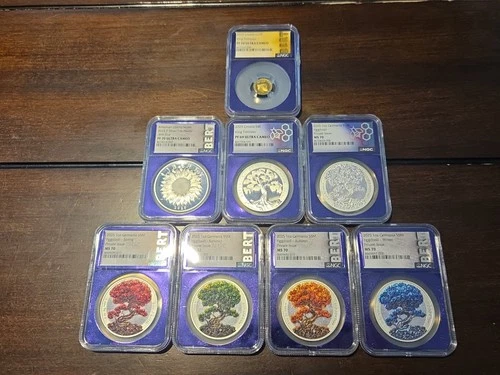 Traderbea B&T Lot Croatia King Tomislav Germania Yggdrasil NGC Gold & Silver 70!