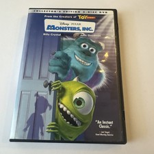 Monsters, Inc. DVD 2-Disc, Collectors Edition, Disney Pixar Animated 2001