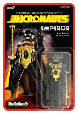 VORBESTELLUNG Micronauts ReAction+ Actionfigur Wave 03 Emperor 10 cm Super 7