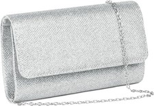 Evening Bag Clutch Purses for Women, Glitter Evening Bag Sparkling Envelop