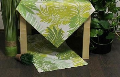 Tischdecke Tischläufer Kissenbezug Tropisch Stoff Hawaii Palmen Sommer Hossner